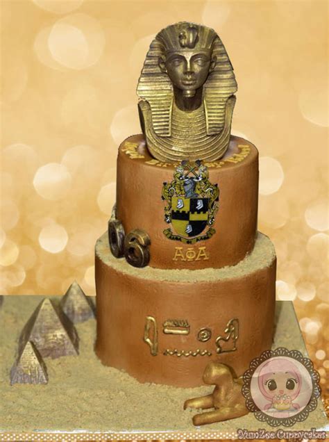egyptian themed cake
